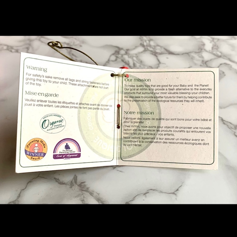 MIYIM Organic Baby Chicken Rattle - Picture 7 of 7